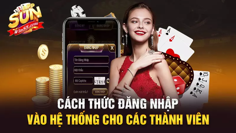 Cách thức đăng nhập vào hệ thống cho các thành viên