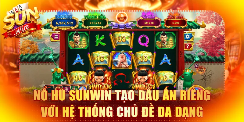 Nổ hũ Sunwin tạo dấu ấn riêng với hệ thống chủ đề đa dạng